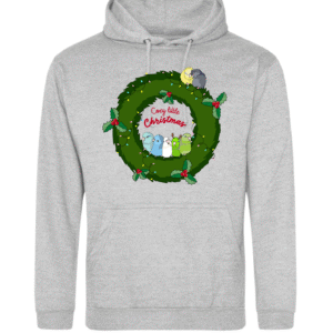 Kerst forpus hoodie Heather grey