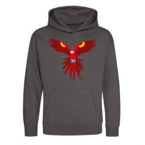 Gepersonaliseerde kinder hoodie getekende afbeelding