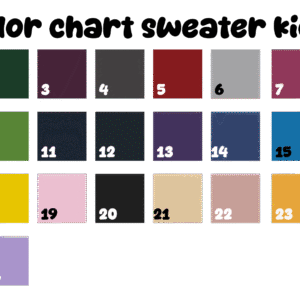 Alternative view of Gepersonaliseerde kinder sweater getekende afbeelding