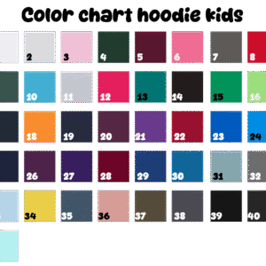 Alternative view of Gepersonaliseerde kinder hoodie getekende afbeelding