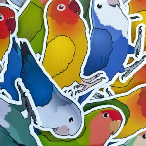 Lovebird Sticker