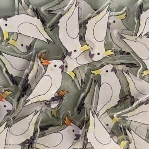 Cockatoo Acrylic Shaker Pieces