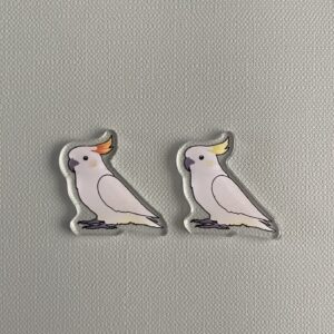 Cockatoo Acrylic Shaker Pieces - Image 3