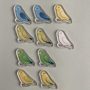 Parrotlet Acrylic Shaker Pieces - Image 9