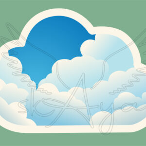 Pre-order Cloud sky Shaker Keychain Base