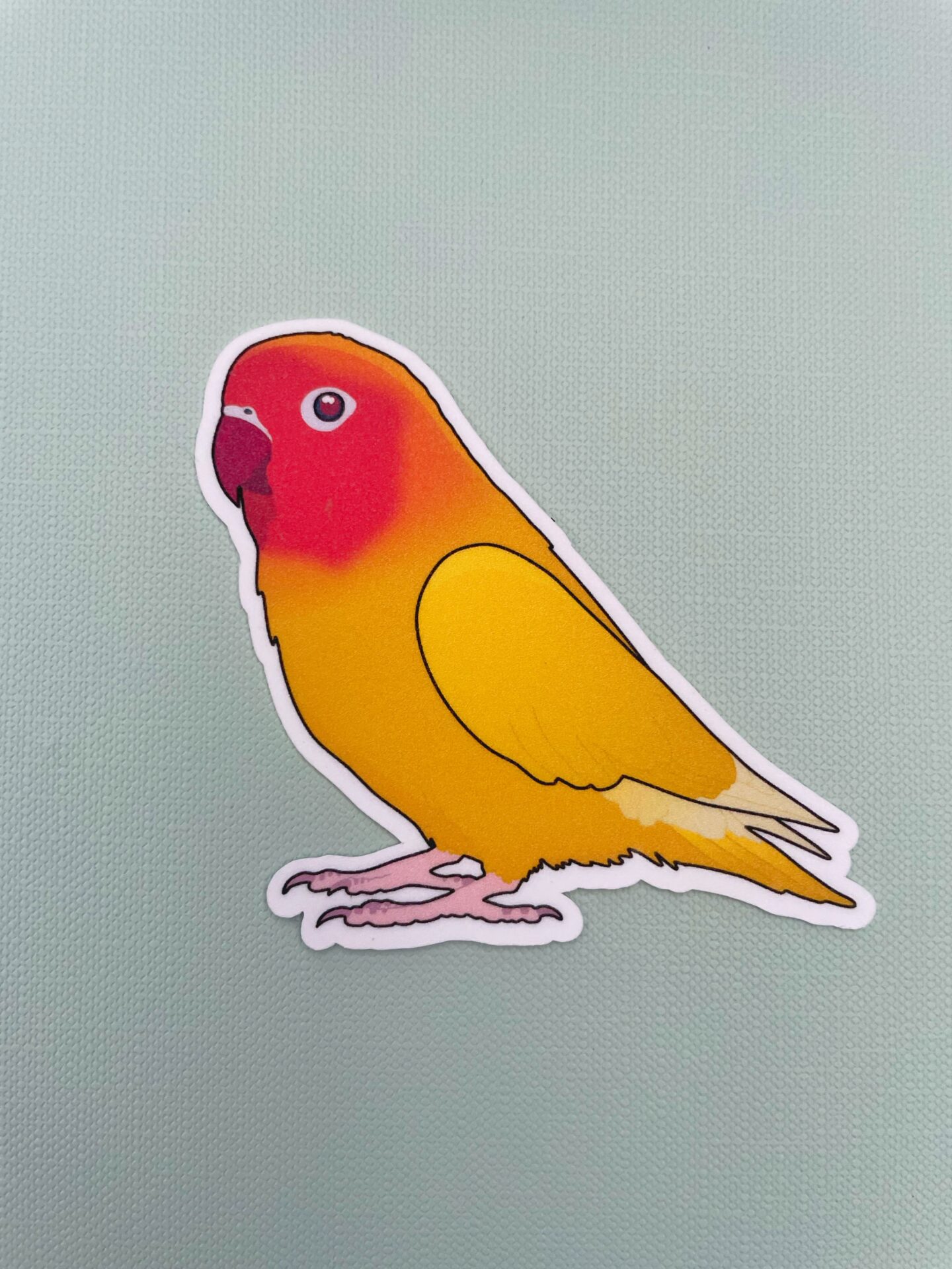 Lovebird Glitter Sticker - Image 3