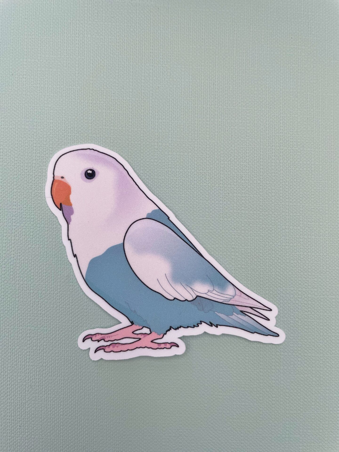 Lovebird Glitter Sticker - Image 4