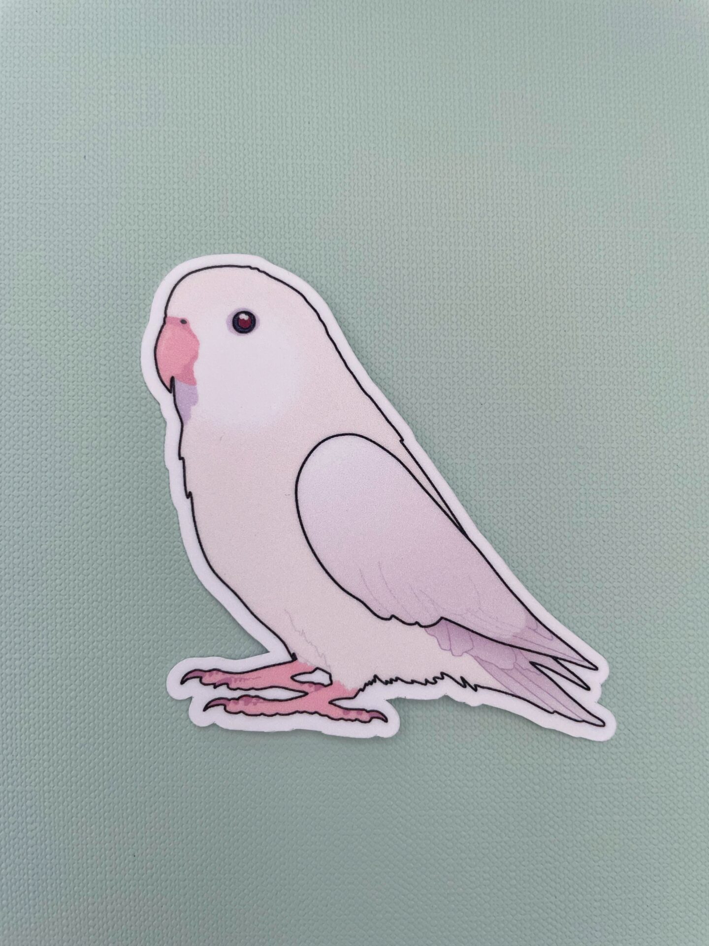 Lovebird Glitter Sticker - Image 5