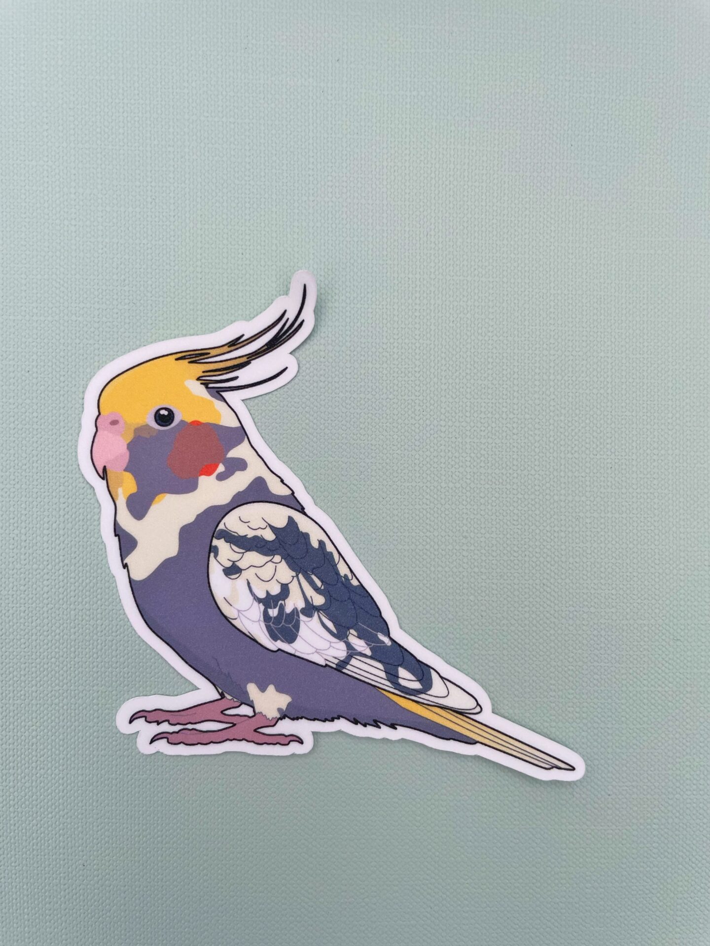 Cockatiel Glitter Sticker - Image 17