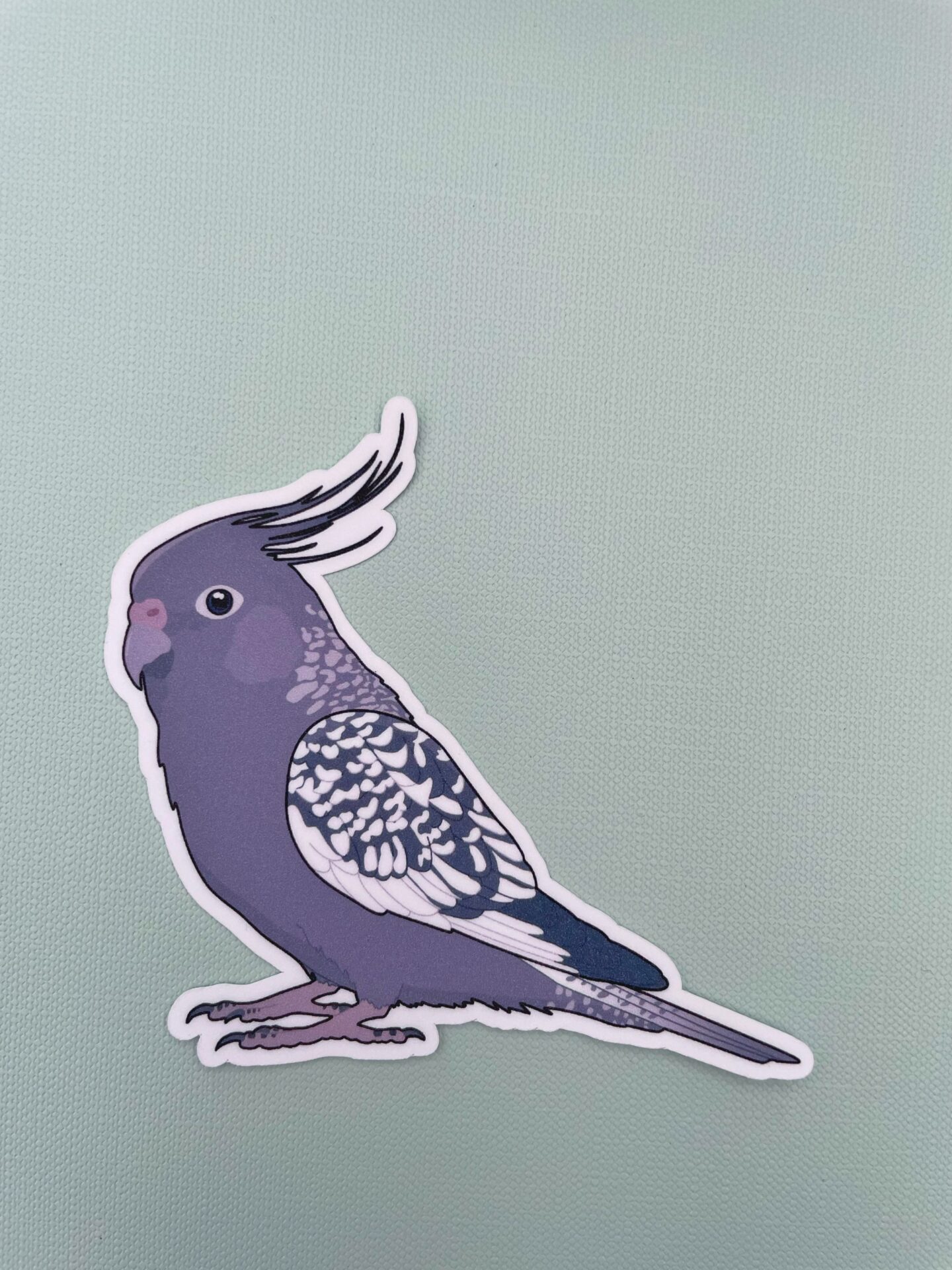 Cockatiel Glitter Sticker - Image 8