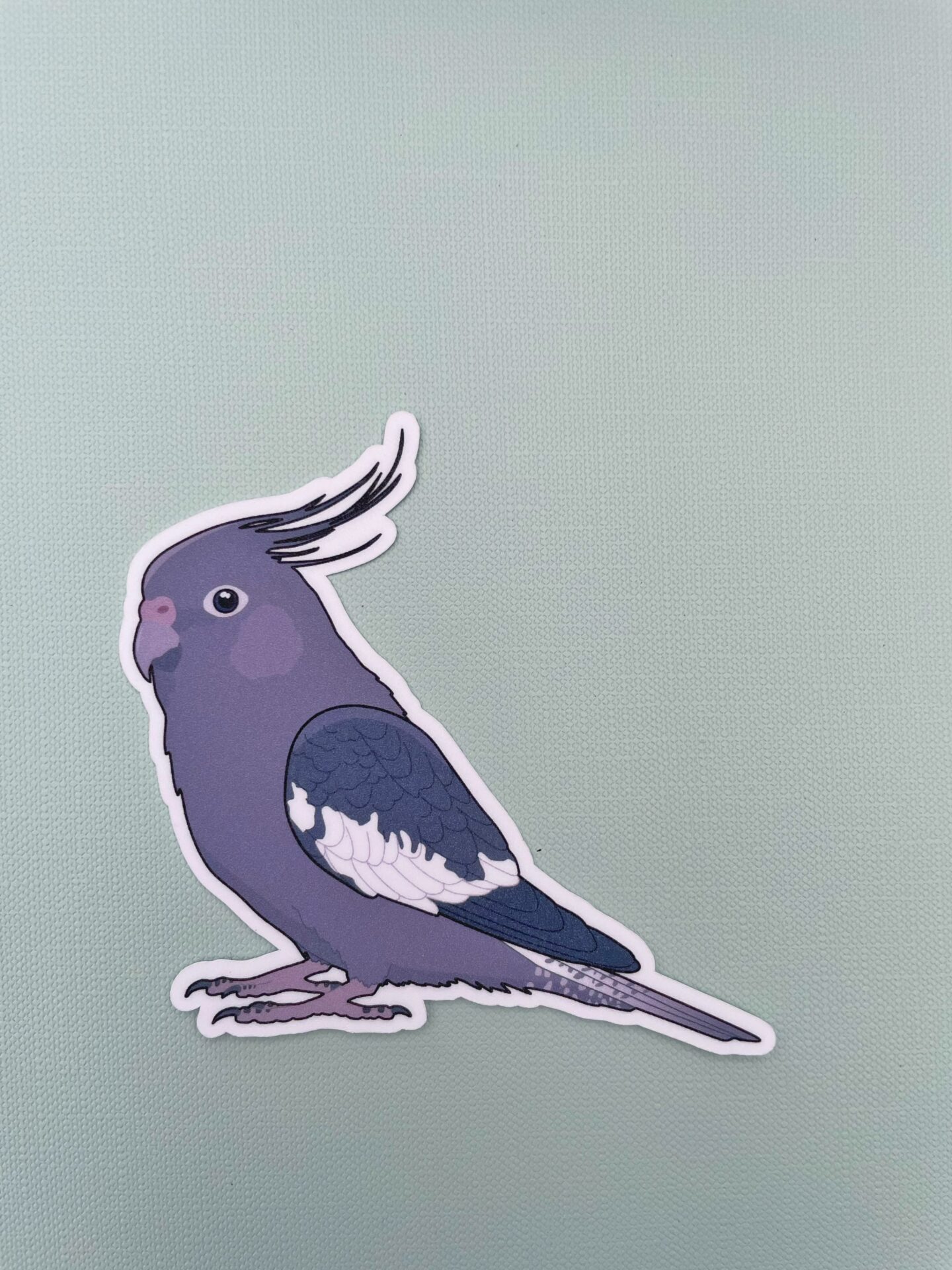 Cockatiel Glitter Sticker - Image 7