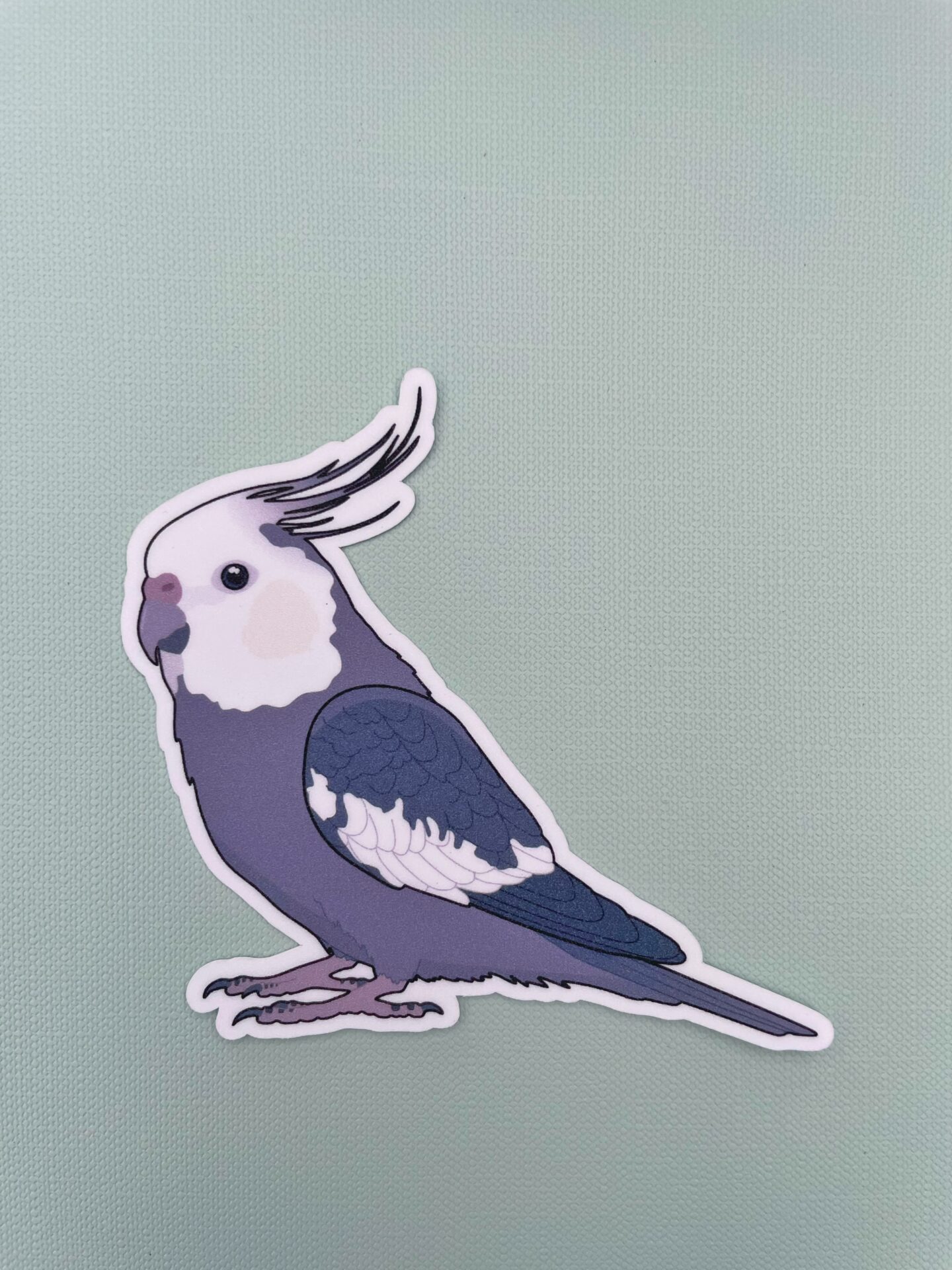 Cockatiel Glitter Sticker - Image 6