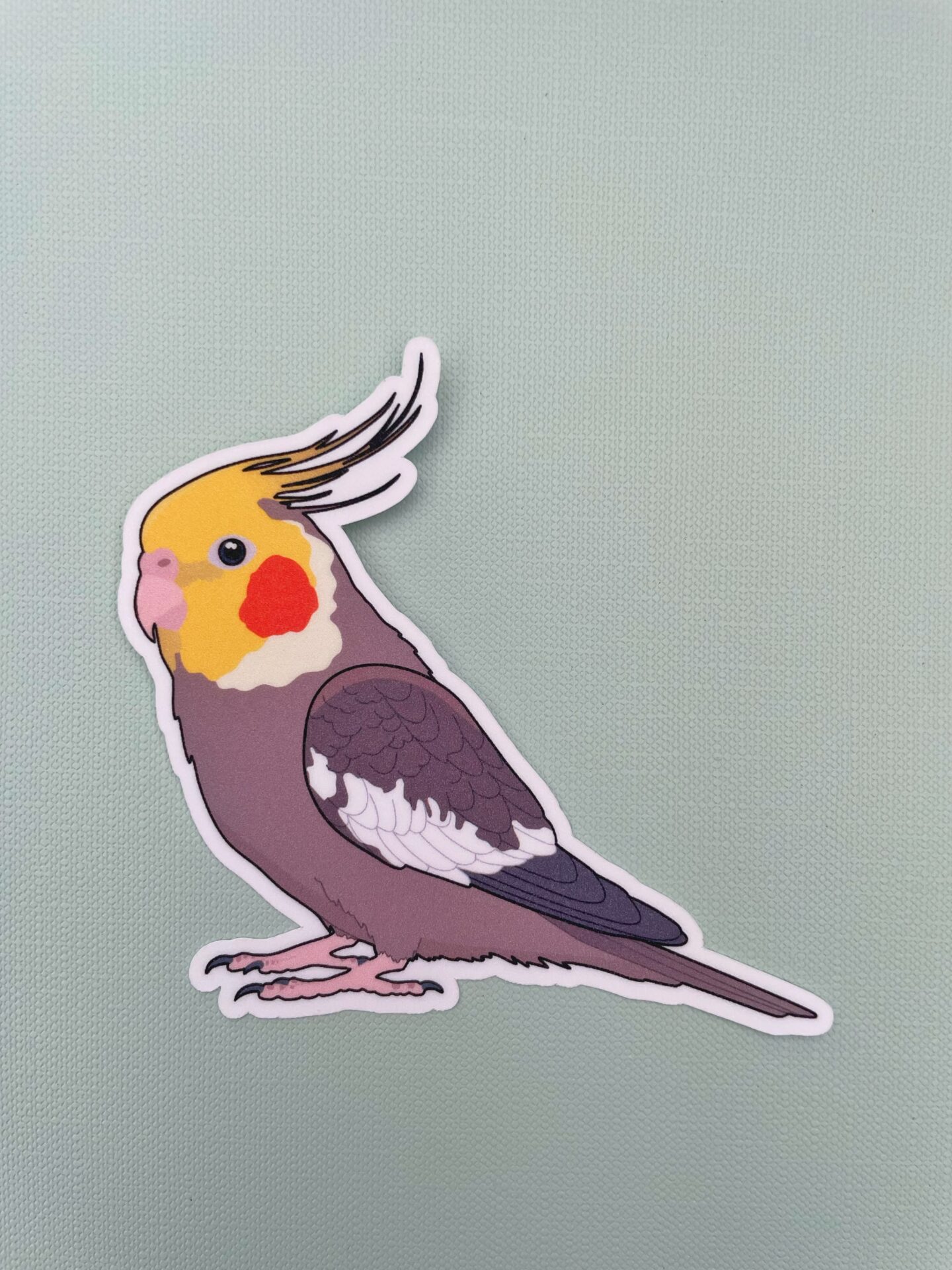 Cockatiel Glitter Sticker - Image 9