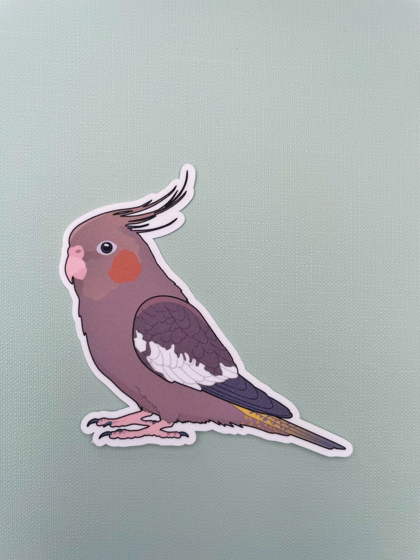 Cockatiel Glitter Sticker - Image 10