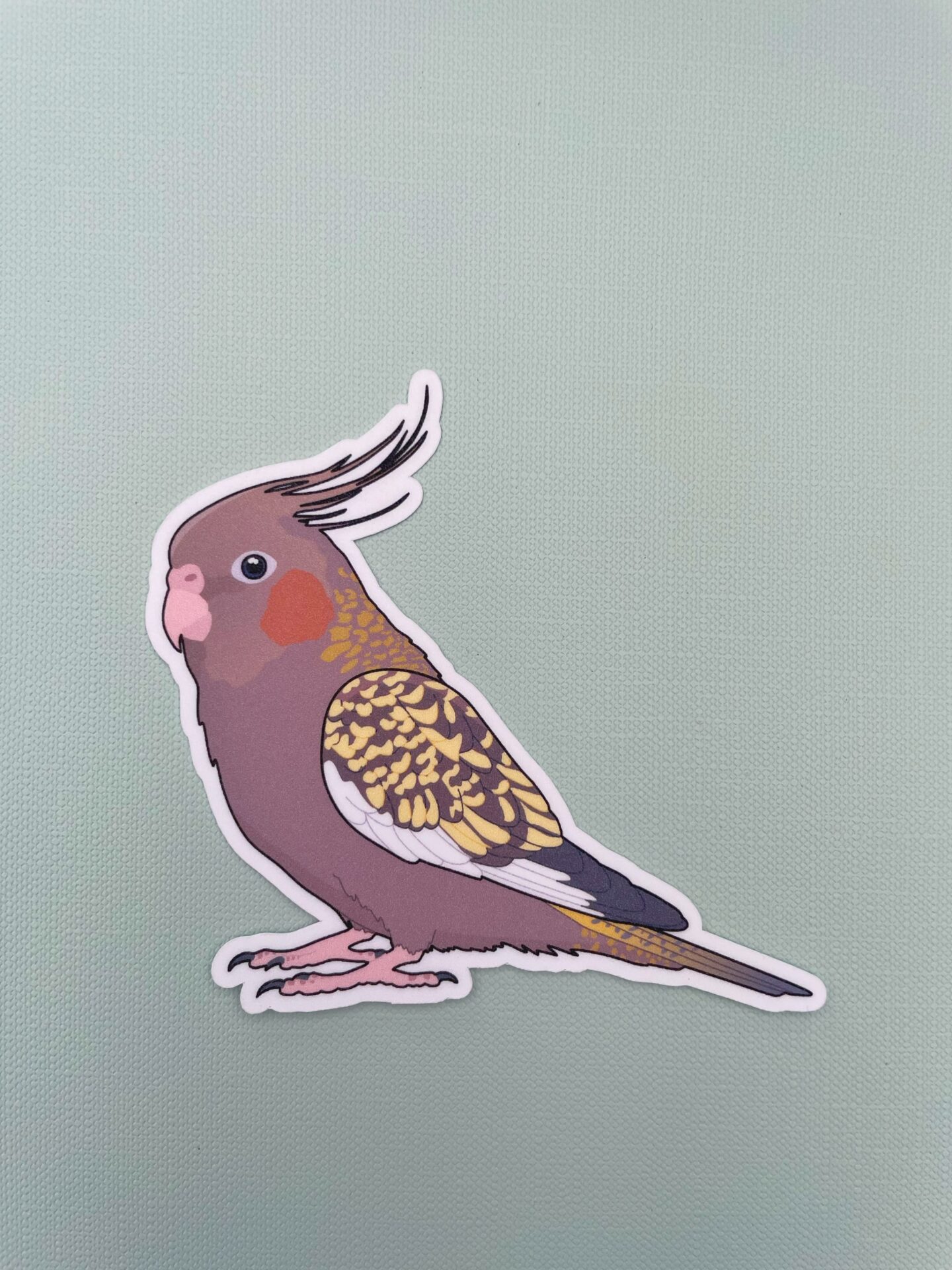 Cockatiel Glitter Sticker - Image 11