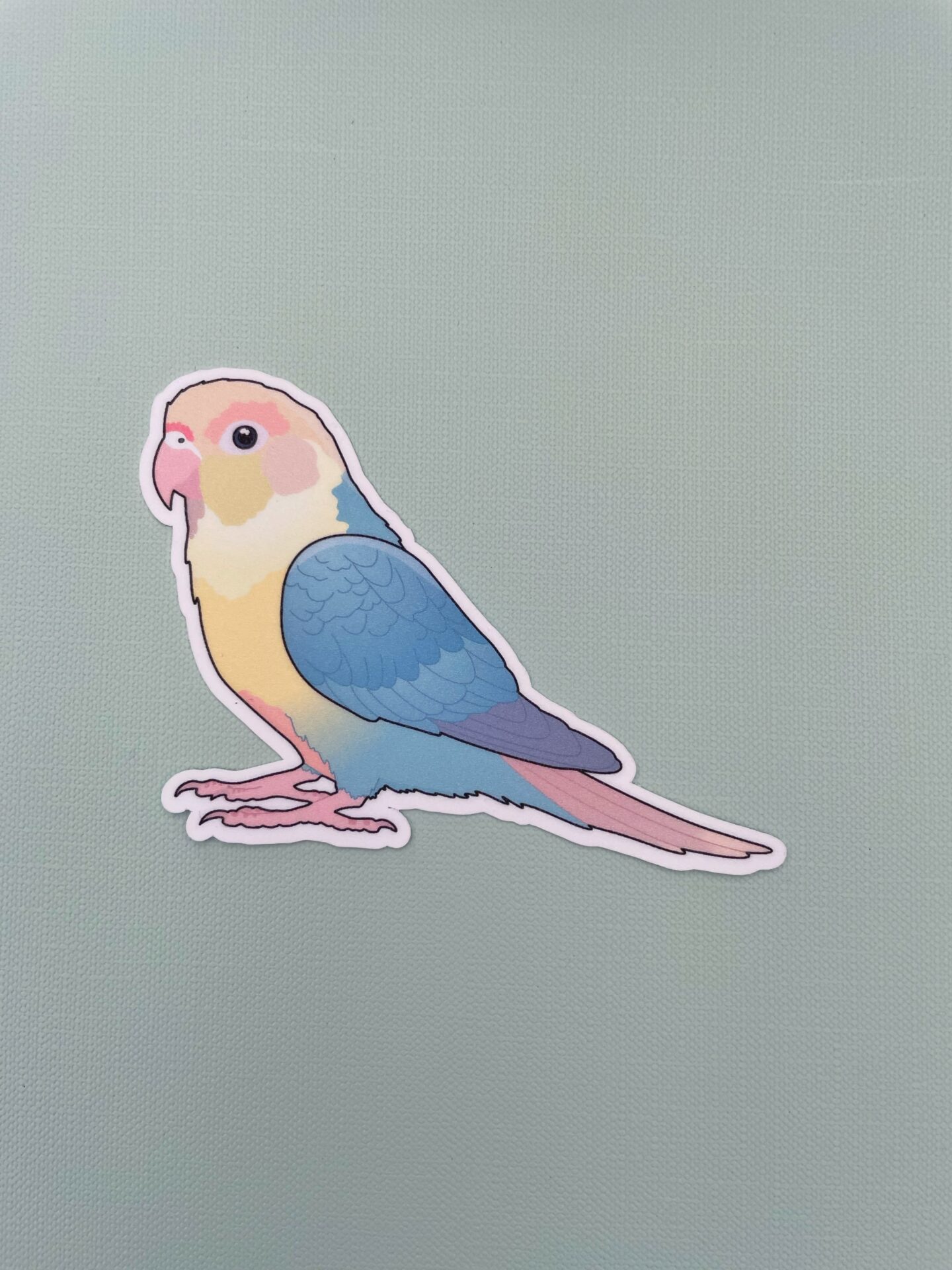 Conure Glitter Sticker - Image 3