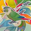 Conure Glitter Sticker