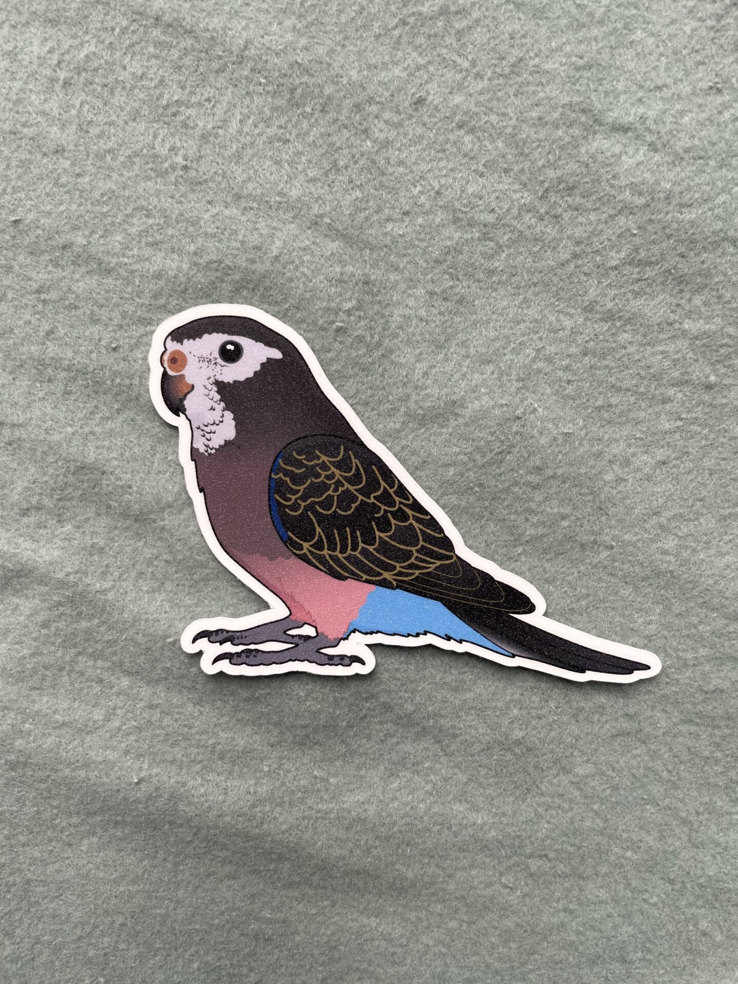 Bourkse Glitter Sticker - Image 2