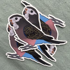 Bourkse Glitter Sticker