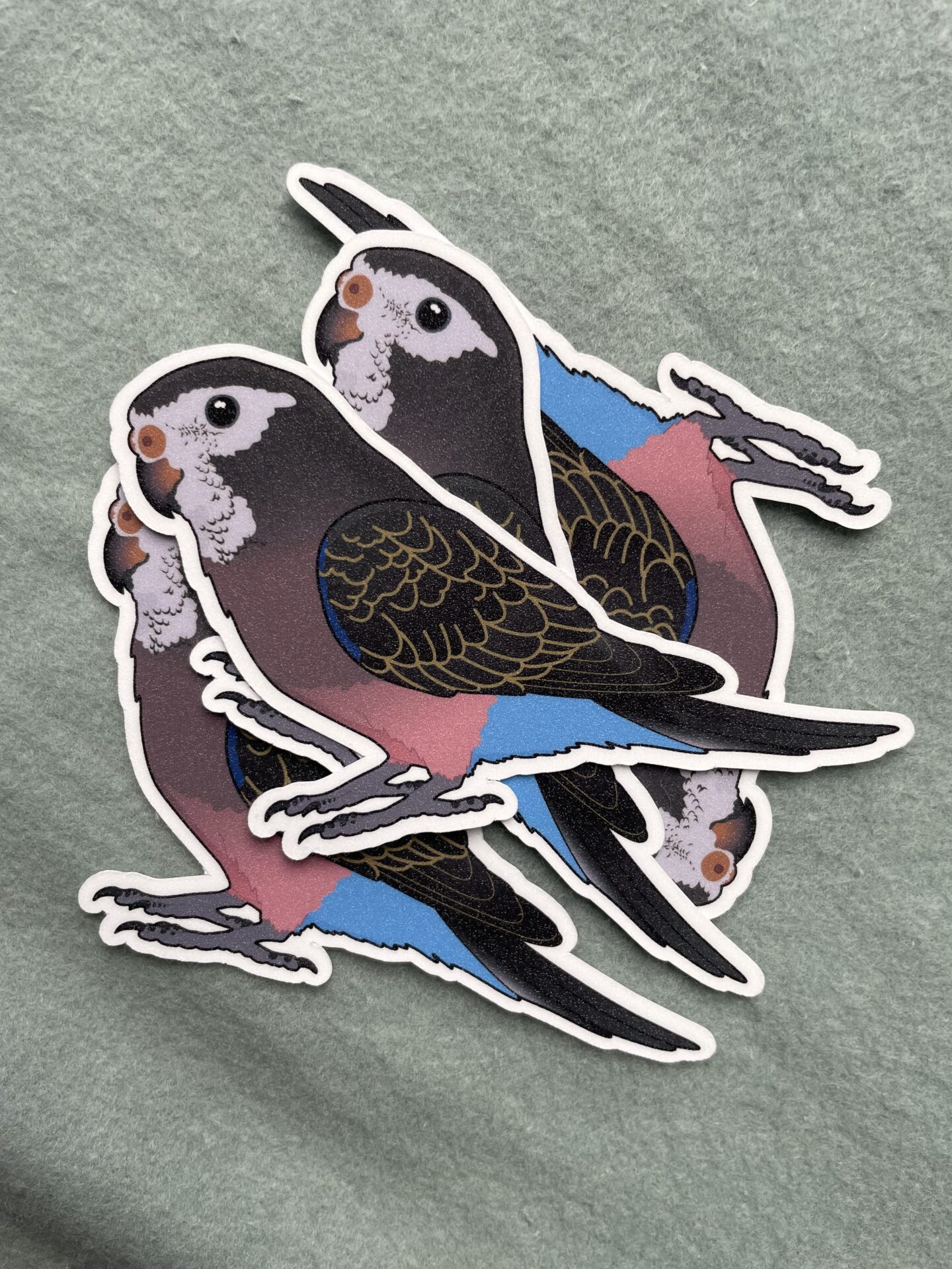 Bourkse Glitter Sticker