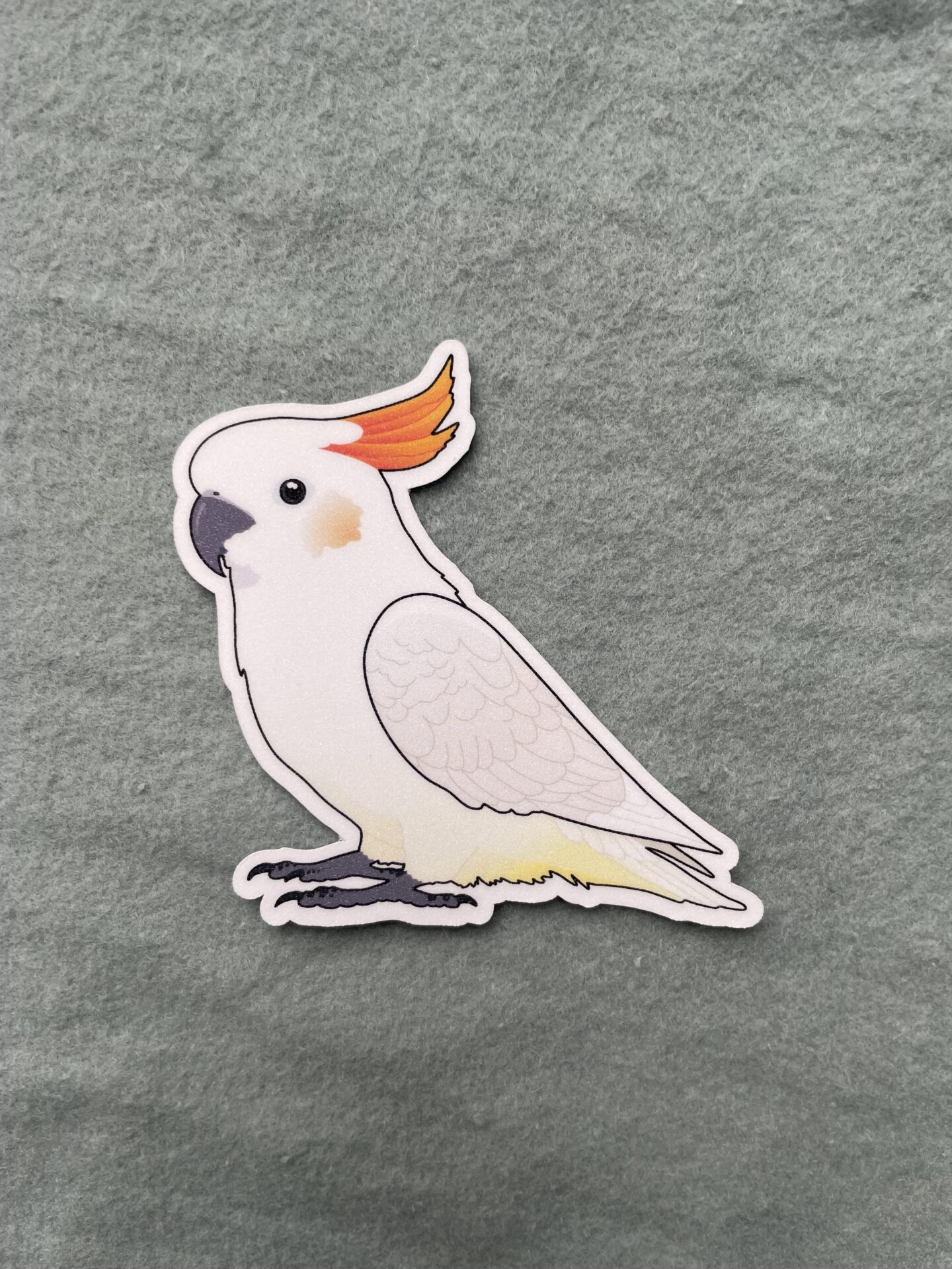 Cockatoo Glitter Sticker - Image 3