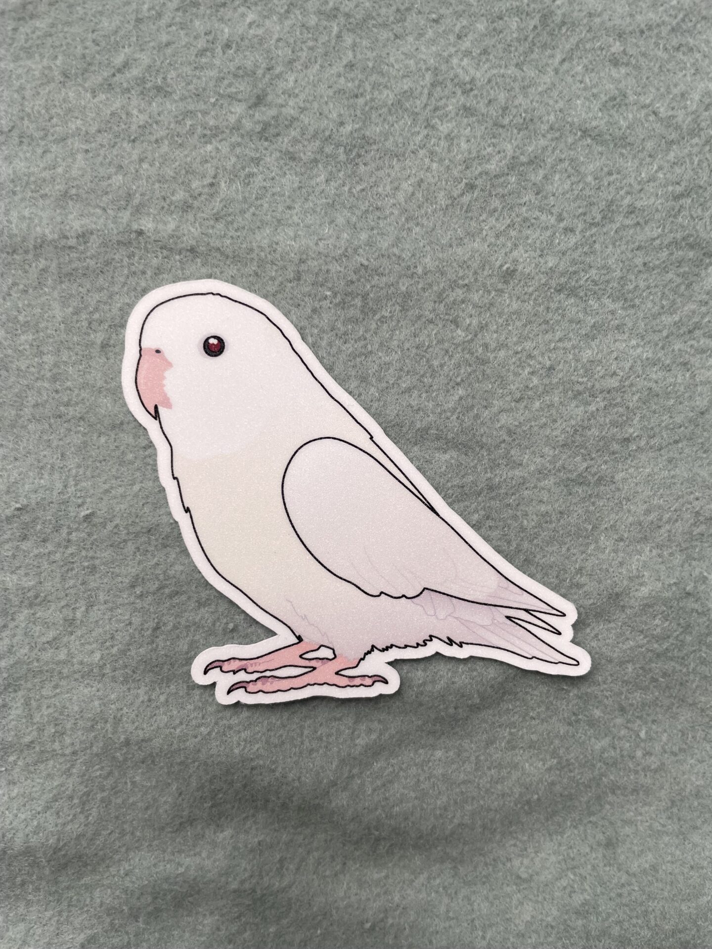 Parrotlet Glitter Sticker - Image 7