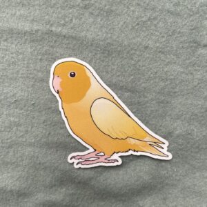 Parrotlet Glitter Sticker - Image 8