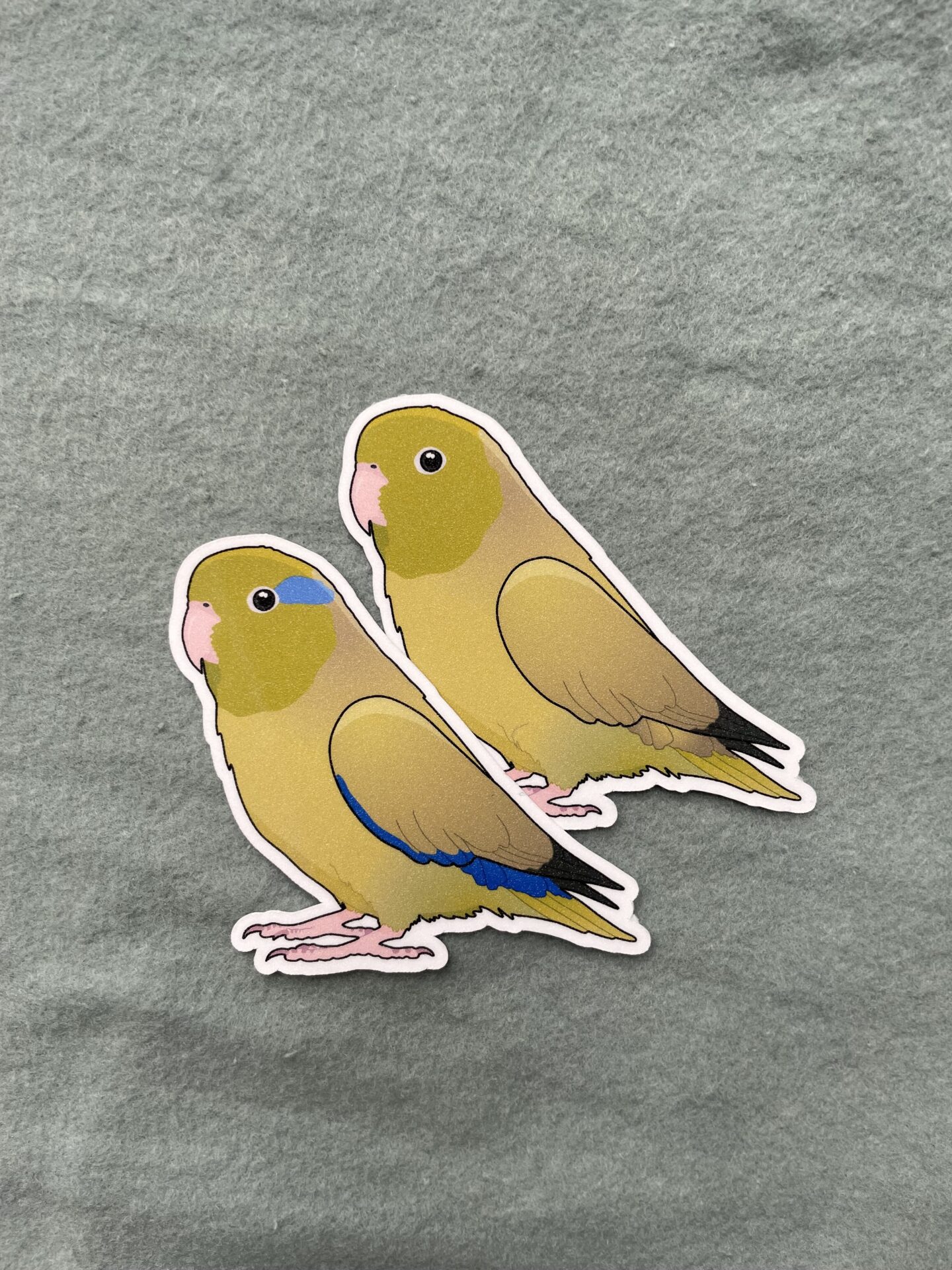 Parrotlet Glitter Sticker - Image 5