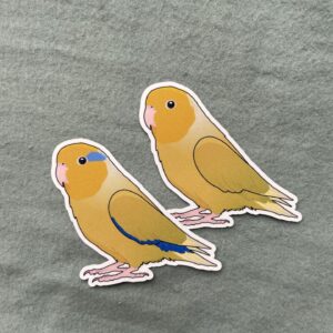 Parrotlet Glitter Sticker - Image 6