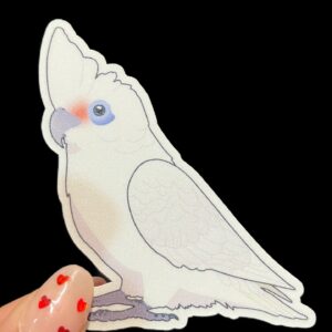Cockatoo Glitter Sticker - Image 9