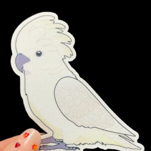 Cockatoo Glitter Sticker - Image 7