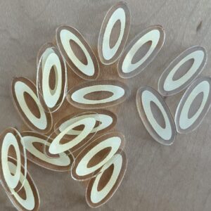 Halo Acrylic Shaker Pieces