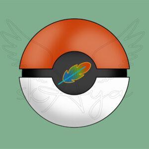 Alternative view of Pre-order Birb ball Shaker Keychain Base