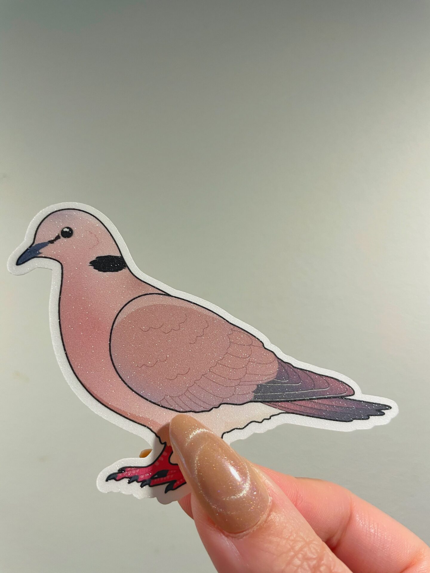 Pigeon-Dove Glitter Sticker - Image 7