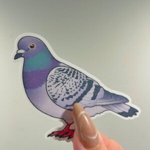 Pigeon-Dove Glitter Sticker - Image 6