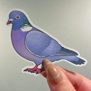 Pigeon-Dove Glitter Sticker - Image 4