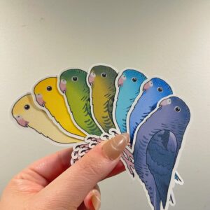 Alternative view of Lineolated Glitter Sticker