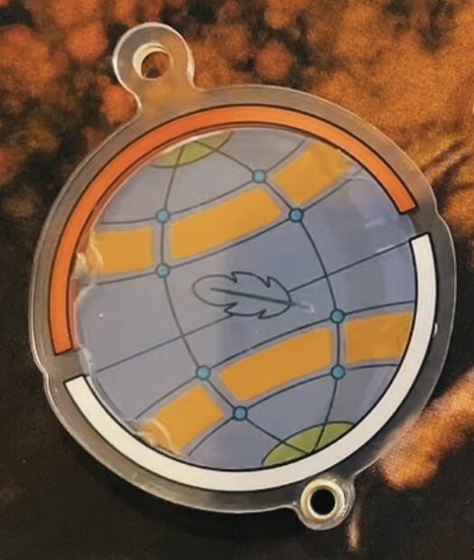 Birb ball Shaker Keychain Base