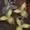 Mini Macaw Acrylic Keychain