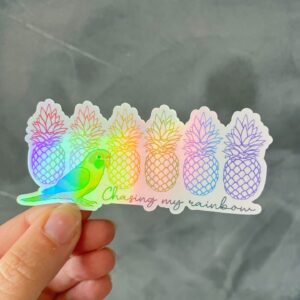 Chasing my rainbow Sticker rainbow - Image 3