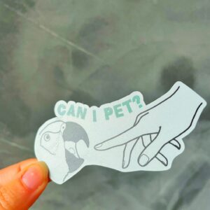 Can i pet? Sticker matte - Image 3