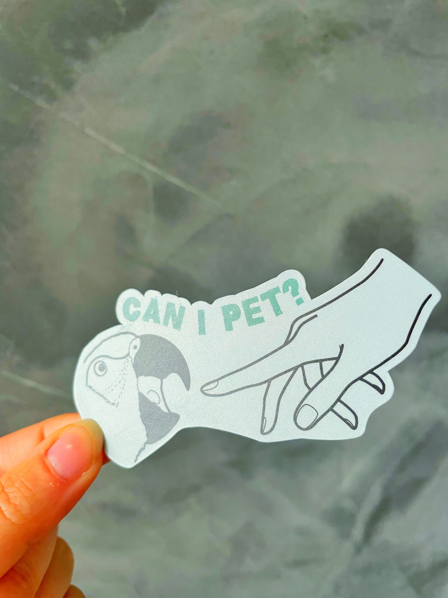 Can i pet? Sticker matte - Image 3