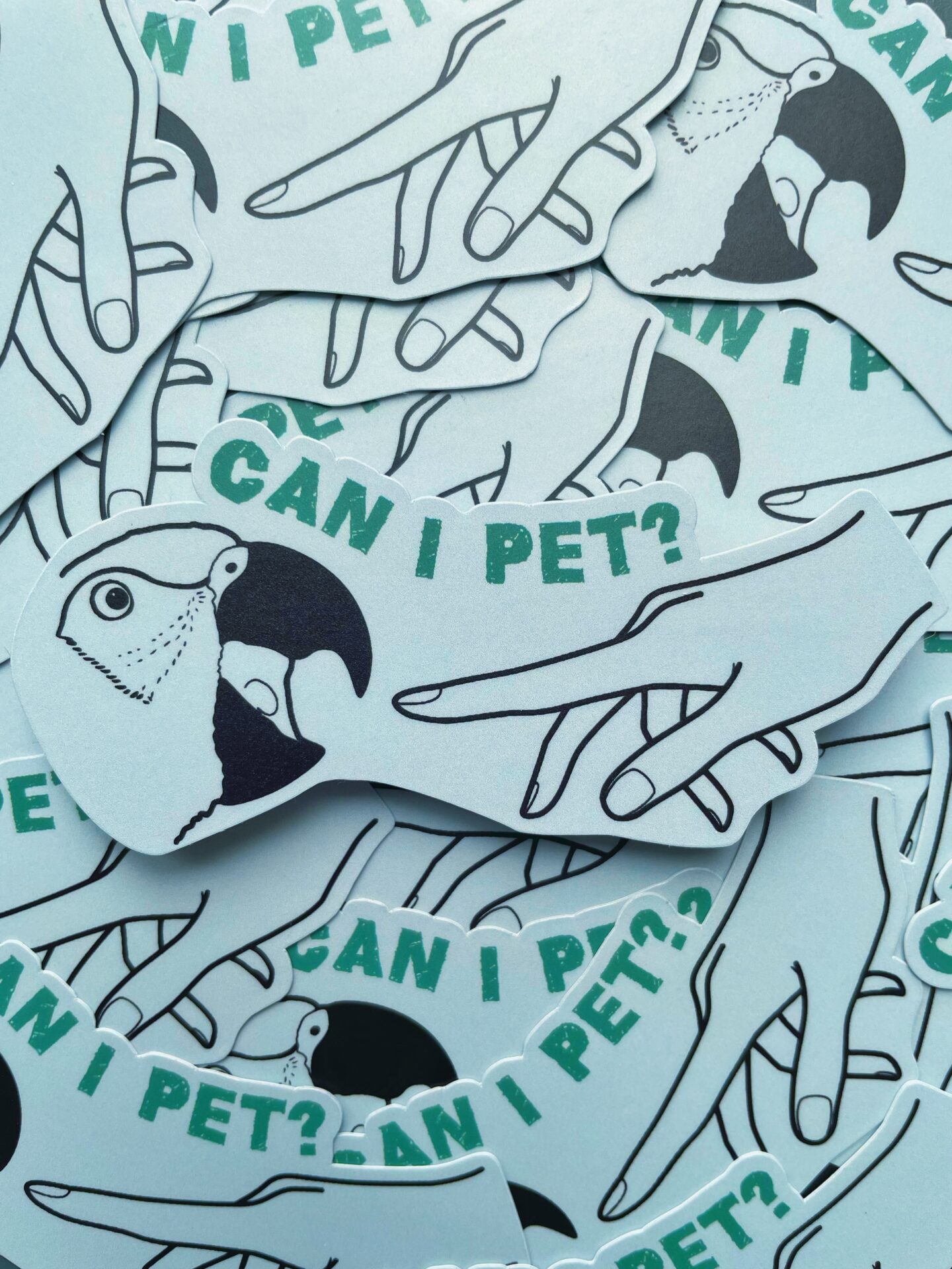 Can i pet? Sticker matte - Image 2
