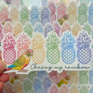 Alternative view of Chasing my rainbow Sticker rainbow